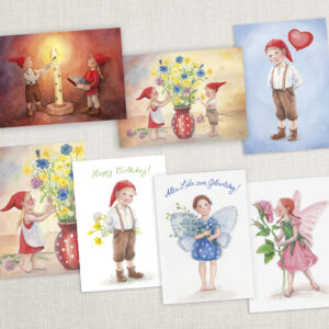 Geburtstags-Postkarten-Set