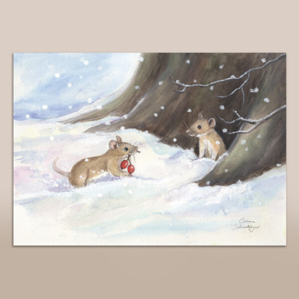 Poster Mäusewinter A4