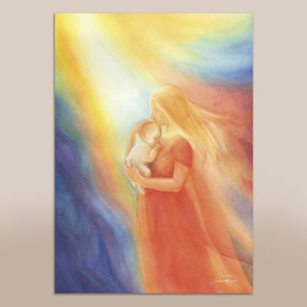 Poster Mutter und Kind A4