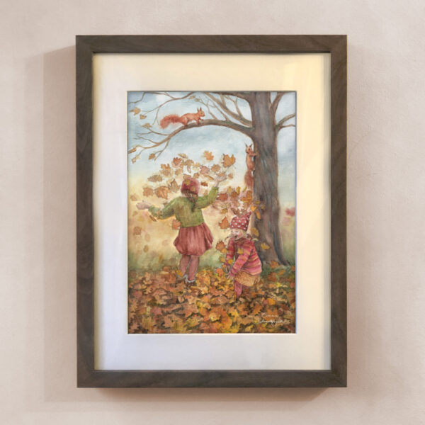 Poster Herbstfreude A4